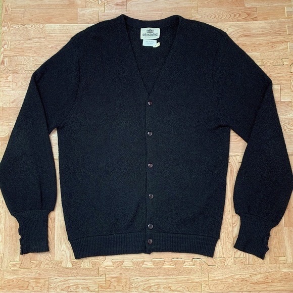 Vintage Sir Heathe of California Alpaca Cardigan Sweater Men's Large 50s-60s EUC